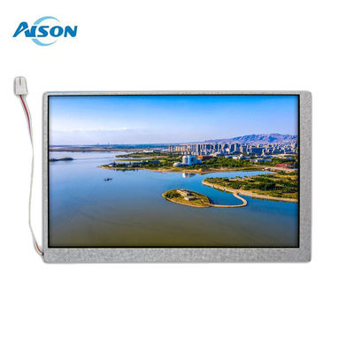 7 Inch 800x480 TFT LCD Display 104.44 Lebar 500 cd/M2 -40 sampai 95 derajat untuk aplikasi otomotif