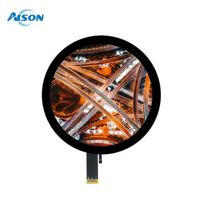5 inci 1080*1080 Lingkaran MIPI 50 Pin TFT LCD Tampilan Dengan Sentuh Untuk Smart Home