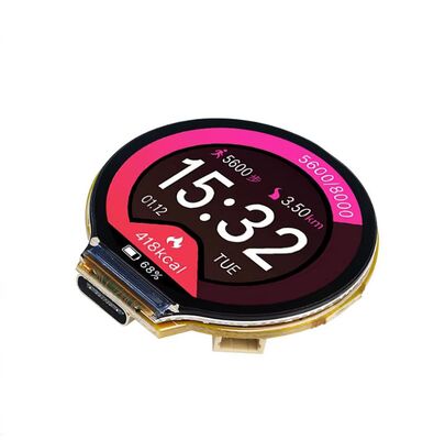 Layar Bundar ESP32-C3 1,28 Inci 240*240 IPS LCD Layar Sentuh Modul TFT Papan Pengembangan WIFI